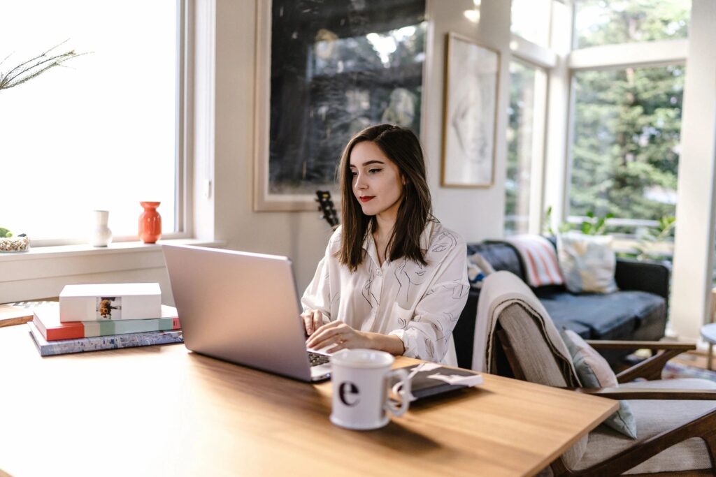 woman writing